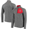 Los Angeles Angels   Static Quarter-Zip Pullover Jacket - Heathered Gray