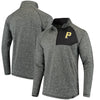 Pittsburgh Pirates   Static Quarter-Zip Pullover Jacket - Heathered Gray