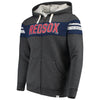 Boston Red Sox   True Classics Full-Zip Hoodie - Heathered Charcoal