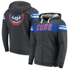Chicago Cubs   True Classics Full-Zip Hoodie - Heathered Charcoal