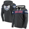 Cleveland Indians   True Classics Full-Zip Hoodie - Heathered Charcoal