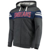 Cleveland Indians   True Classics Full-Zip Hoodie - Heathered Charcoal