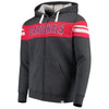 St. Louis Cardinals   True Classics Full-Zip Hoodie - Heathered Charcoal