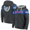 Toronto Blue Jays   True Classics Full-Zip Hoodie - Heathered Charcoal