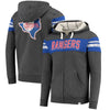 Texas Rangers   True Classics Full-Zip Hoodie - Heathered Charcoal