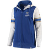 Kansas City Royals   Women's Iconic Full-Zip Hoodie - Royal/White