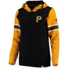 Pittsburgh Pirates   Women's Iconic Full-Zip Hoodie - Black/Yellow