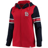 St. Louis Cardinals   Women's Iconic Full-Zip Hoodie - Red/Navy