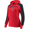 Los Angeles Angels   Women's Iconic Pullover Hoodie - Red/Navy