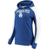 Los Angeles Dodgers   Women's Iconic Pullover Hoodie - Royal/White