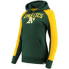 Oakland Athletics   Women's Iconic Pullover Hoodie - Green/Gold
