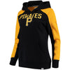 Pittsburgh Pirates   Women's Iconic Pullover Hoodie - Black/Gold
