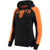 San Francisco Giants   Women's Iconic Pullover Hoodie - Black/Orange