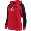 St. Louis Cardinals   Women's Iconic Pullover Hoodie - Red/Navy