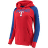 Texas Rangers   Women's Iconic Pullover Hoodie - Royal/Red