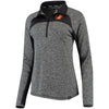 Baltimore Orioles   Women's Static Quarter-Zip Pullover Jacket - Heathered Gray/Charcoal
