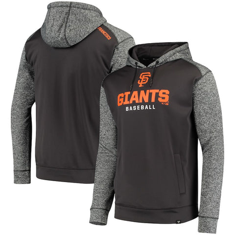 San Francisco Giants   Static Fleece Hoodie - Charcoal/Heathered Gray