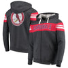 St. Louis Cardinals   True Classics Full-Zip Hoodie - Heathered Charcoal