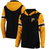 Pittsburgh Pirates   Women's Iconic Full-Zip Hoodie - Black/Yellow