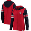 St. Louis Cardinals   Women's Iconic Full-Zip Hoodie - Red/Navy