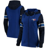Toronto Blue Jays   Women's Iconic Full-Zip Hoodie - Royal/Navy