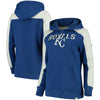 Kansas City Royals   Women's Iconic Pullover Hoodie - Royal/White