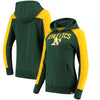 Oakland Athletics   Women's Iconic Pullover Hoodie - Green/Gold