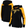 Pittsburgh Pirates   Women's Iconic Pullover Hoodie - Black/Gold