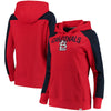 St. Louis Cardinals   Women's Iconic Pullover Hoodie - Red/Navy