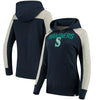 Seattle Mariners   Women's Iconic Pullover Hoodie - Navy/Gray
