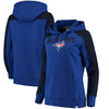 Toronto Blue Jays   Women's Iconic Pullover Hoodie - Royal/Black