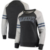 New York Yankees   Women's True Classics Pullover Sweatshirt - Heathered Charcoal/Heathered Gray