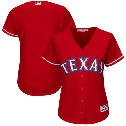Texas Rangers Majestic Women's Alternate Cool Base Replica Team Jersey