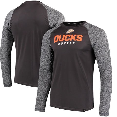Anaheim Ducks   Static Long Sleeve T-Shirt