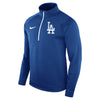 Los Angeles Dodgers Therma Top Bench Half-Zip Pullover Jacket - Royal