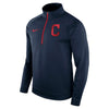 Cleveland Indians Therma Top Bench Half-Zip Pullover Jacket - Navy
