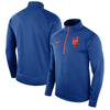 New York Mets Therma Top Bench Half-Zip Pullover Jacket - Royal