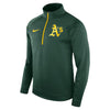 Oakland Athletics Therma Top Bench Half-Zip Pullover Jacket - Green