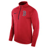 Boston Red Sox Therma Top Bench Half-Zip Pullover Jacket - Red