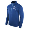 Kansas City Royals Therma Top Bench Half-Zip Pullover Jacket - Royal