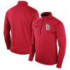 St. Louis Cardinals Therma Top Bench Half-Zip Pullover Jacket - Red