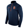 Detroit Tigers Therma Top Bench Half-Zip Pullover Jacket - Navy