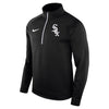 Chicago White Sox Therma Top Bench Half-Zip Pullover Jacket - Black