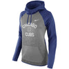 Chicago Cubs Women's All-Time Therma Performance Pullover Hoodie - Dark Gray