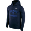 New York Yankees Therma Pullover Performance Hoodie - Navy