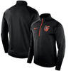 Baltimore Orioles Therma Top Bench Half-Zip Pullover Jacket - Black