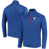 Texas Rangers Therma Top Bench Half-Zip Pullover Jacket - Royal