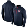 Washington Nationals Therma Top Bench Half-Zip Pullover Jacket - Navy