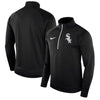 Chicago White Sox Therma Top Bench Half-Zip Pullover Jacket - Black