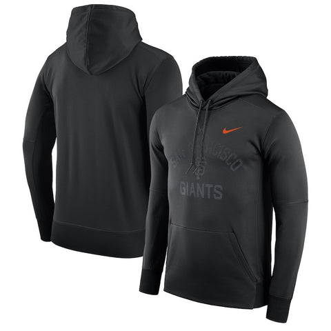 San Francisco Giants Therma Pullover Hoodie - Black